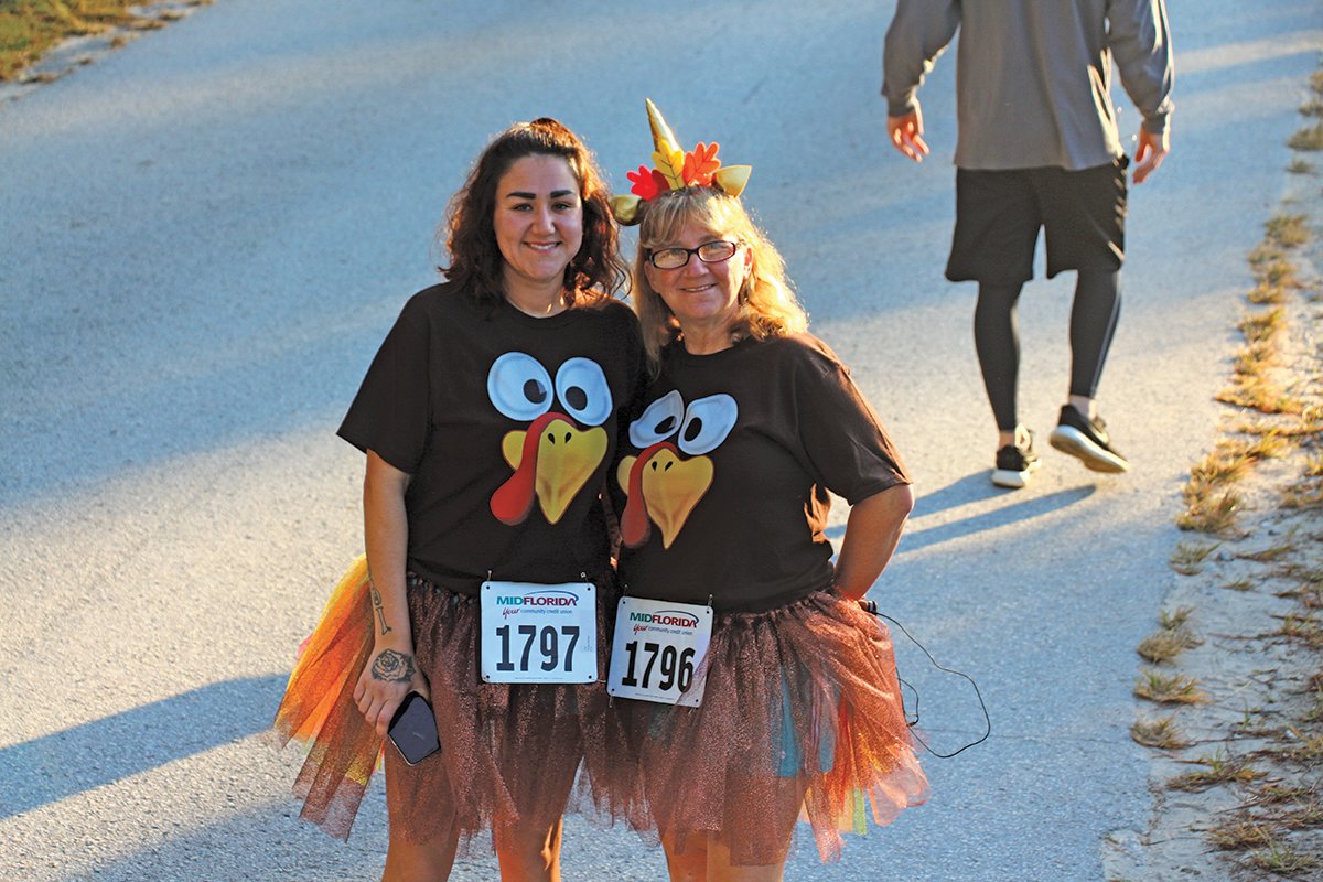 Turkey Trot runners in November of 2019.